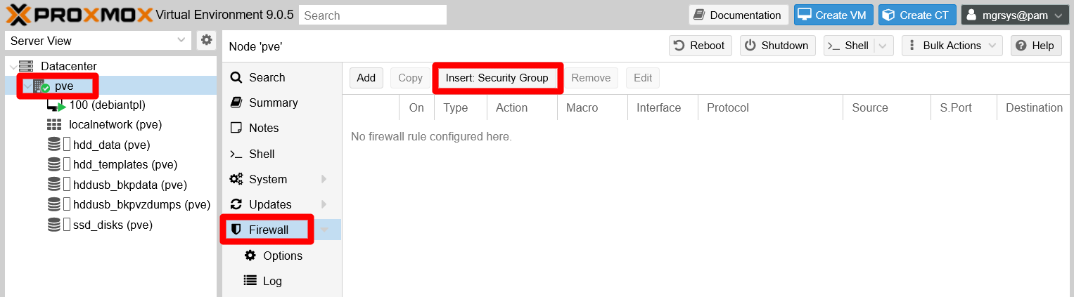 Ruleless PVE node Firewall